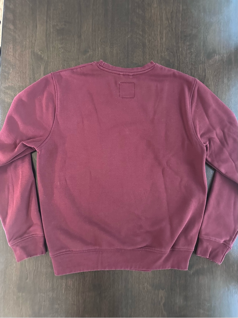 Men’s Iron & Resin Maroon Burgundy Crewneck Sweatshirt XL Flawless - Picture 7 of 7